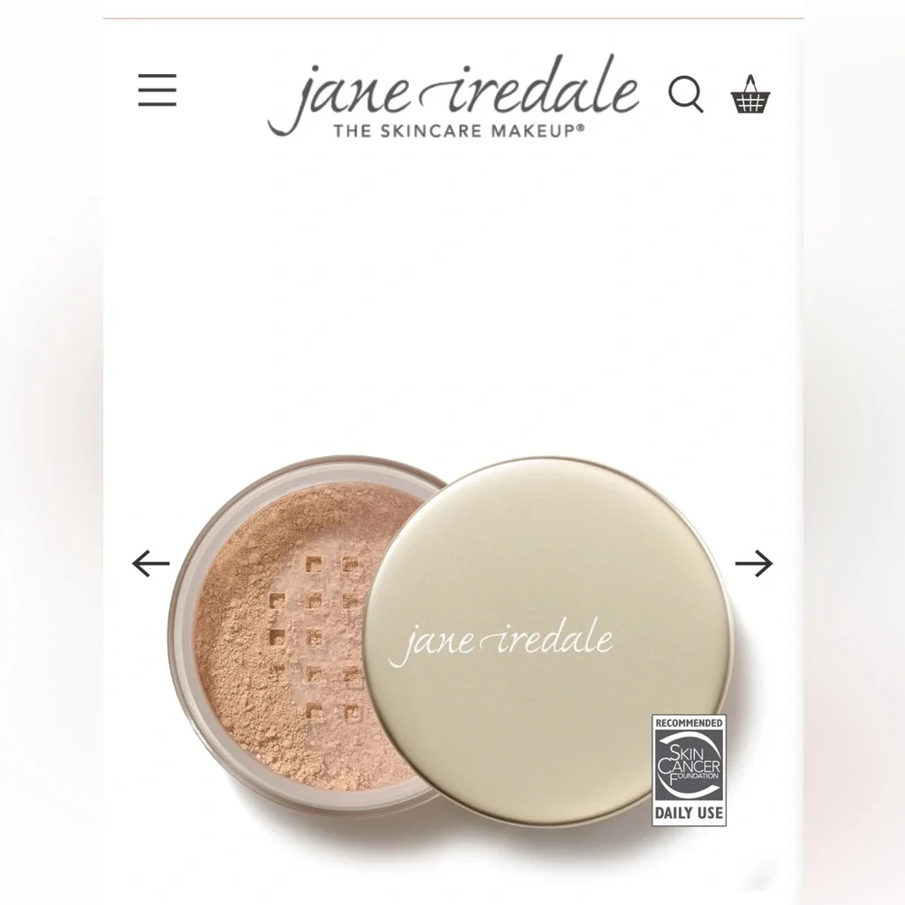 Jane Iredale Mineral Powder - shared Honey Bronzer with medium pink (SPF 20)